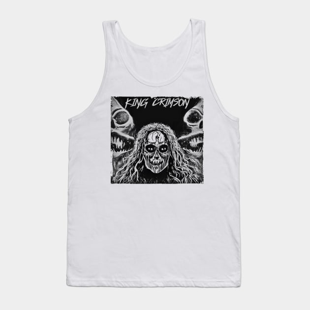 King Crimson-Black & White illustrations Tank Top by tepe4su